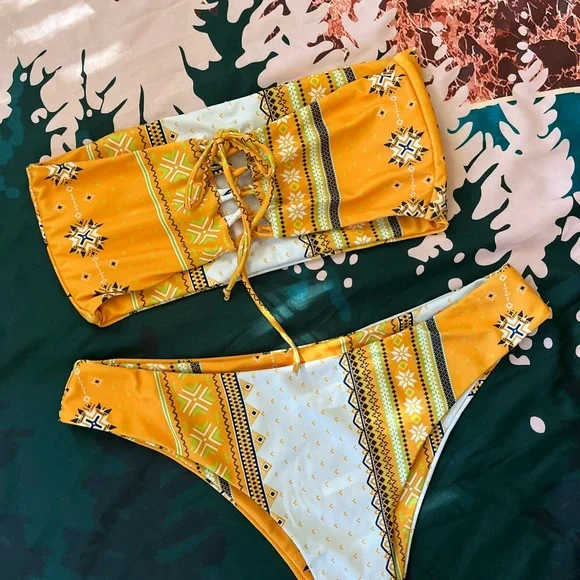 Yellow Bikini Set - Picture 2 of 2